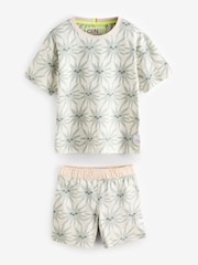 GEN Green 2 Pack Pyjama Shorts - Image 3 of 3