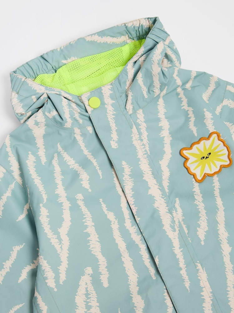 GEN Tiger Print Shower Resistant Rain Jacket - Image 4 of 5
