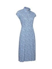 Mountain Warehouse Blue Womens Vienna Printed Shirt Dress - Image 2 of 5