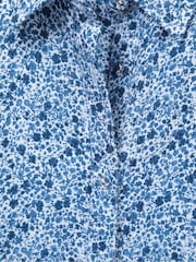 Mountain Warehouse Blue Womens Vienna Printed Shirt Dress - Image 5 of 5