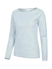 Mountain Warehouse Blue Womens St Ives Crew Neck 100% Cotton Top - Image 4 of 5