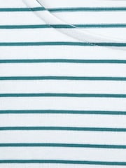 Mountain Warehouse Blue Womens St Ives Crew Neck 100% Cotton Top - Image 5 of 5