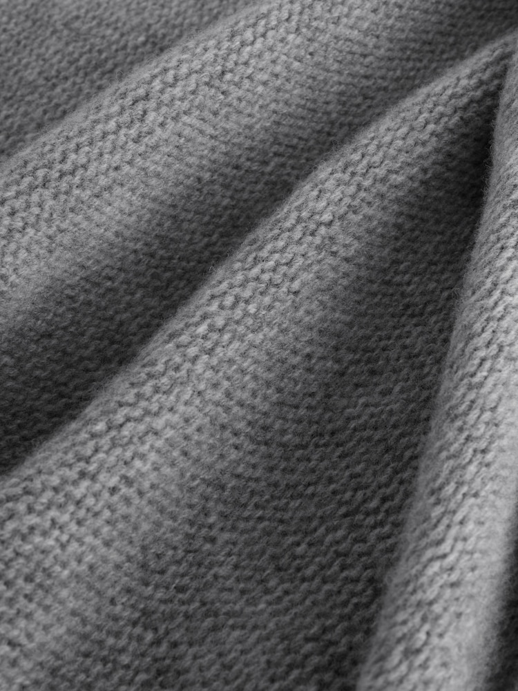 Weekend MaxMara Grey Tornado Knitted-Jersey Scarf - Image 5 of 5
