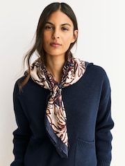 Weekend MaxMara Blue Onesto Stole/Square Scarf - Image 2 of 4