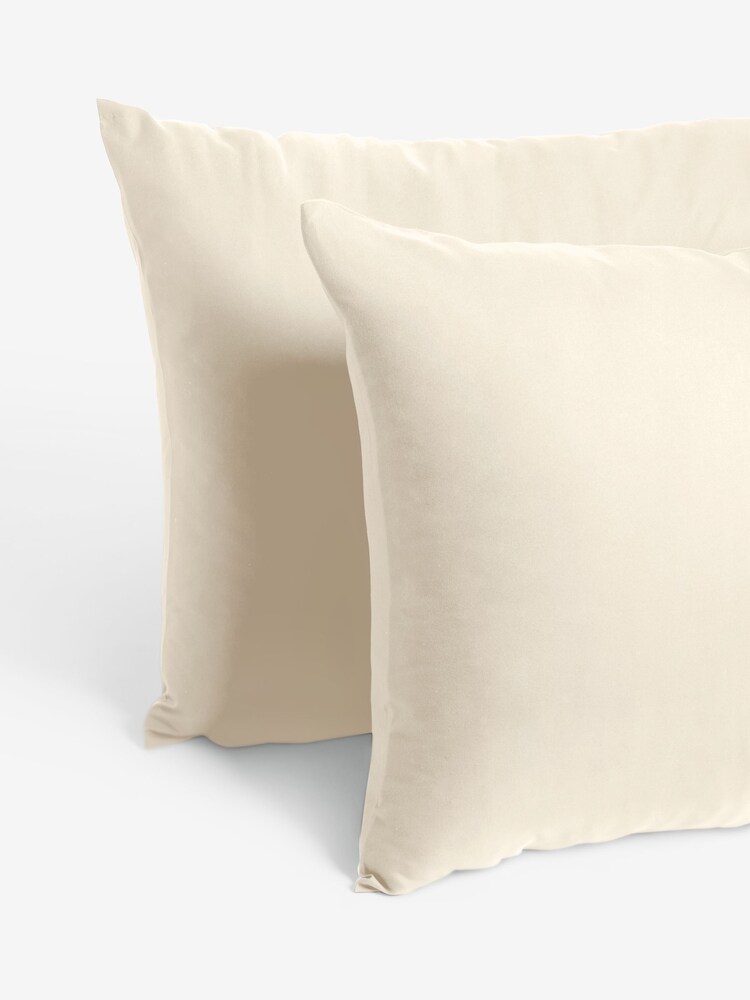 Set of 2 Cream Non Iron Simply Soft Housewife Pillowcases - Image 2 of 2
