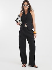 River Island Black Halter Top - Image 2 of 3
