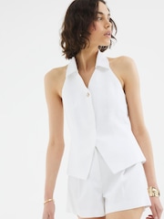 River Island White Halter Top - Image 1 of 4
