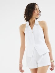 River Island White Halter Top - Image 3 of 4