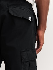 Edwin Black Sentry Loose Staright Cargo Trousers - Image 5 of 7