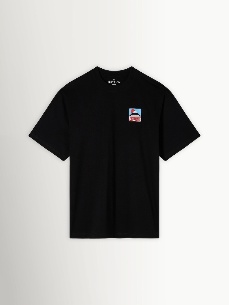 Edwin Black Sunset On Fuji T-Shirt - Image 7 of 7