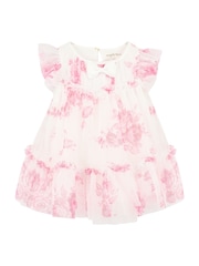 Angels Face Rosebud Flower White Dress - Image 3 of 4