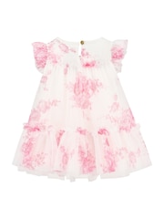 Angels Face Rosebud Flower White Dress - Image 4 of 4