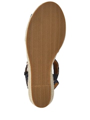 Pavers Blue Casual Buckled Espadrilles - Image 2 of 5