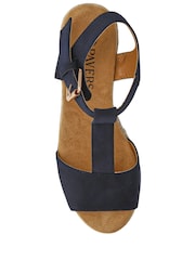 Pavers Blue Casual Buckled Espadrilles - Image 4 of 5