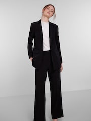 PIECES Black Relaxed Fit Blazer - Image 1 of 5