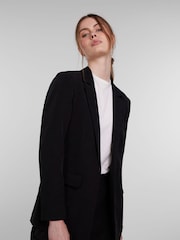 PIECES Black Relaxed Fit Blazer - Image 3 of 5
