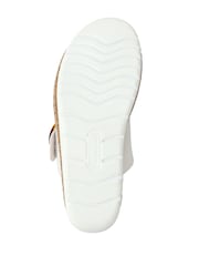Pavers White Wide-Fit Dual-Fasten Sandals - Image 6 of 6
