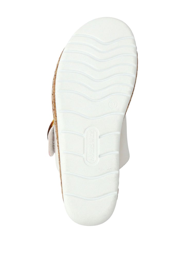 Pavers White Wide-Fit Dual-Fasten Sandals - Image 6 of 6