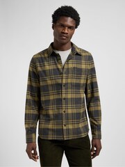 Lee Green Leesure Check Shirt - Image 1 of 7