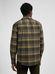 Lee Green Leesure Check Shirt - Image 2 of 7