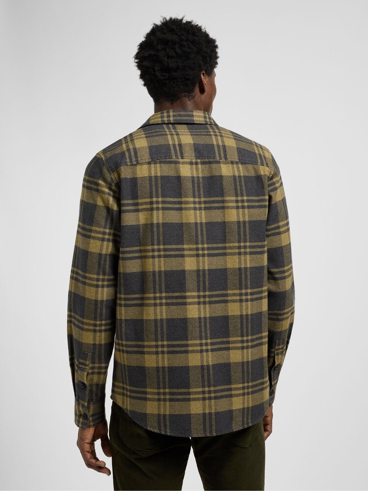 Lee Green Leesure Check Shirt - Image 2 of 7