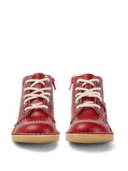 Kickers Red Kick Hi Zip Boots - Image 4 of 6