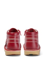 Kickers Red Kick Hi Zip Boots - Image 5 of 6