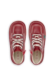 Kickers Red Kick Hi Zip Boots - Image 6 of 6