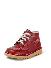 Kickers Red Kick Hi Zip Boots - Image 2 of 6