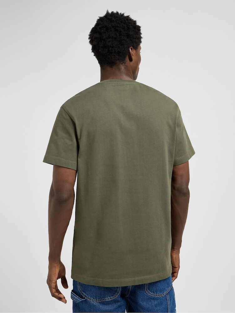 Lee Oak Moss Relaxed T-Shirt - Image 2 of 7