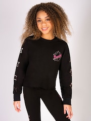 Pineapple Black The Next Step Star Raw Edge Sweatshirt - Image 1 of 6