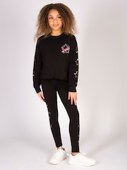 Pineapple Black The Next Step Star Raw Edge Sweatshirt - Image 2 of 6