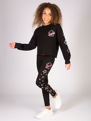 Pineapple Black The Next Step Star Raw Edge Sweatshirt - Image 3 of 6