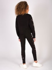 Pineapple Black The Next Step Star Raw Edge Sweatshirt - Image 4 of 6
