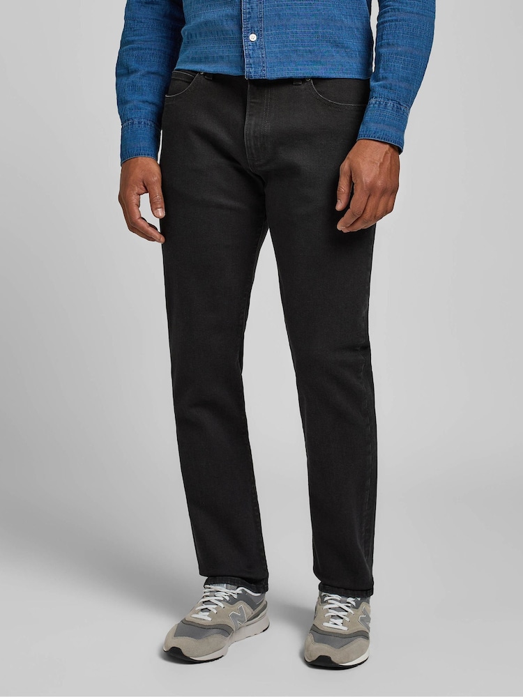 Lee Black Straight Fit MVP Jeans - Image 1 of 7 Lee Black Straight Fit MVP Jeans - Image 1 of 7