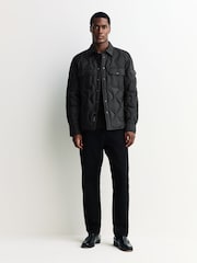 Rag & Bone Black Padded Dane Shirt Jacket - Image 2 of 7
