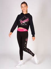 Pineapple Black The Next Step Star Crop Hoodie - Image 6 of 8