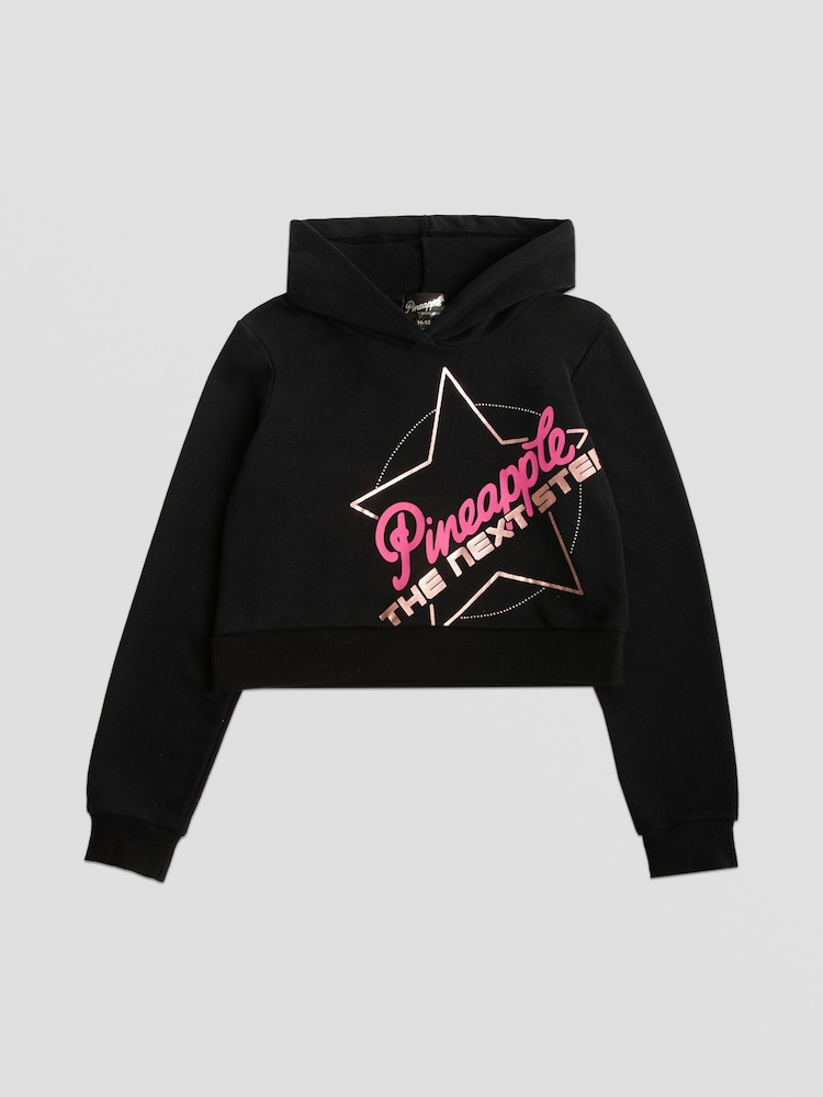 Pineapple Black The Next Step Star Crop Hoodie - Image 8 of 8