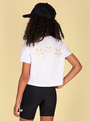 Pineapple White Girls Dance Studio T-Shirt - Image 5 of 7
