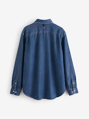 Rag & Bone Blue Denim Finch Shirt - Image 2 of 7