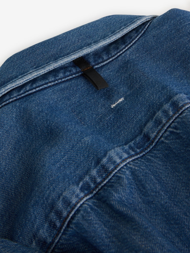 Rag & Bone Blue Denim Finch Shirt - Image 7 of 7