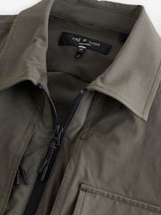 Rag & Bone Green Ripstop Field Shirt Jacket - Image 3 of 7