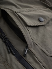 Rag & Bone Green Ripstop Field Shirt Jacket - Image 5 of 7