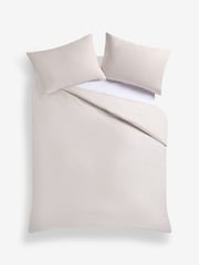 Natural Collection Luxe 200 Thread Count Egyptian Cotton Duvet Cover and Pillowcase Set - Image 4 of 4