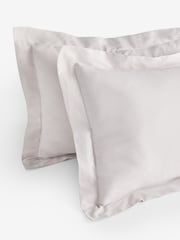 Set of 2 Natural Collection Luxe 200 Thread Count Egyptian Cotton Pillowcases - Image 3 of 3