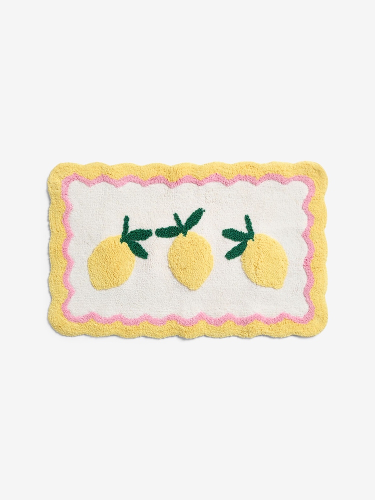 Multi Lemon Bath Mat - Image 1 of 1