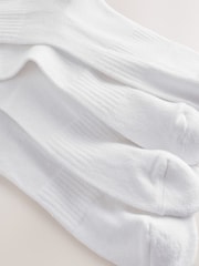 White Fun Fruit Embroidered Sports Socks 4 Pack - Image 10 of 10