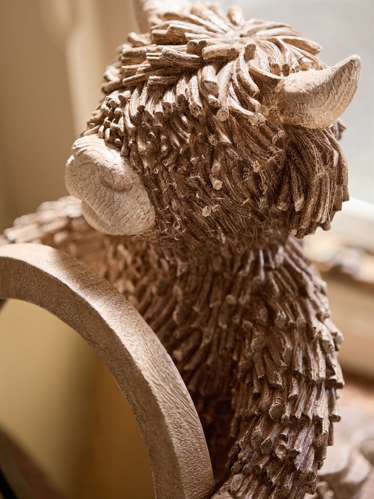 Hamish The Highland Cow Dressing Table Mirror - תמונה 2 מתוך 3 Hamish The Highland Cow Dressing Table Mirror - תמונה 2 מתוך 3