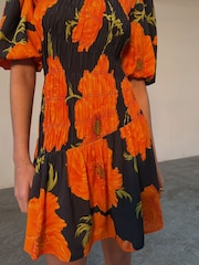 Never Fully Dressed Black Poppy Mini Nara Dress - صورة 4 من 9