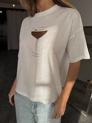 Never Fully Dressed White Espresso Martini T-Shirt - Image 1 of 4